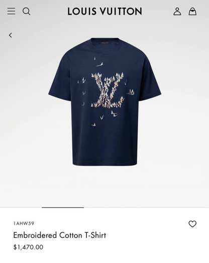 Embroidered Cotton T-Shirt