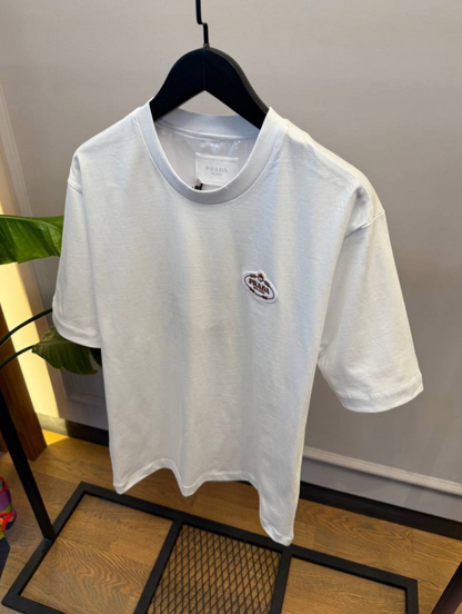 Logo Patch White T-Shirt