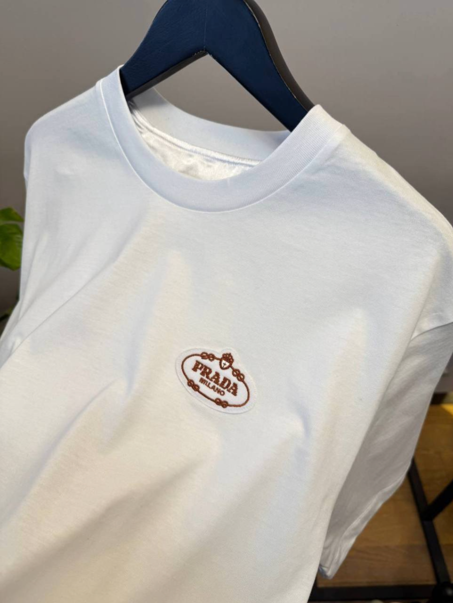 Logo Patch White T-Shirt