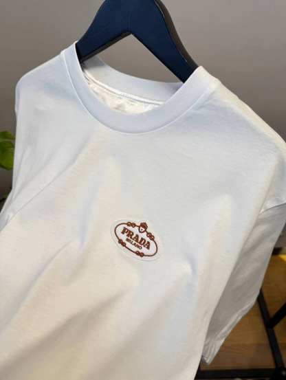 Logo Patch White T-Shirt