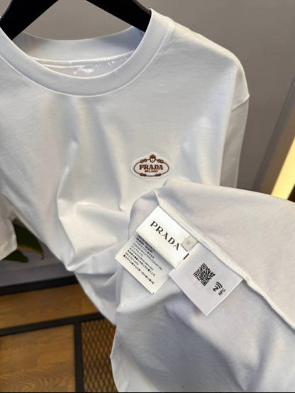 Logo Patch White T-Shirt