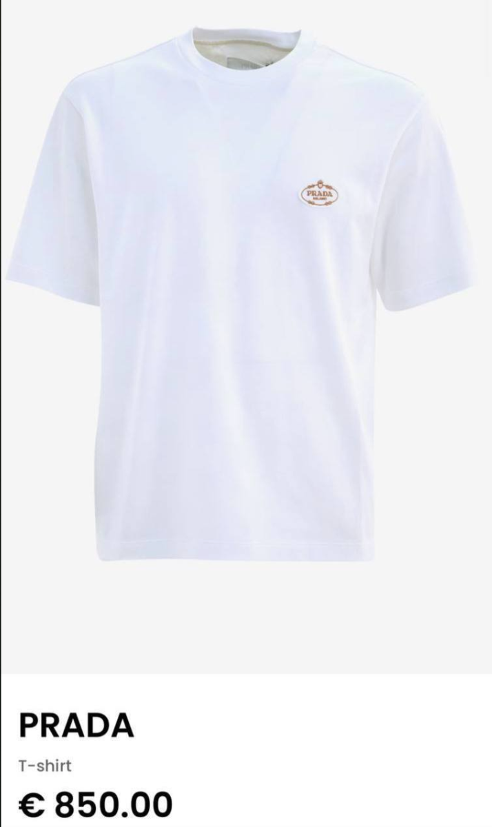 Logo Patch White T-Shirt