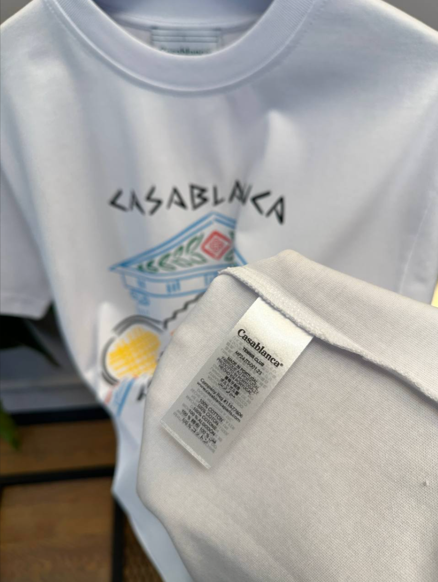 White Jersey Tennis Club Icon T-Shirt