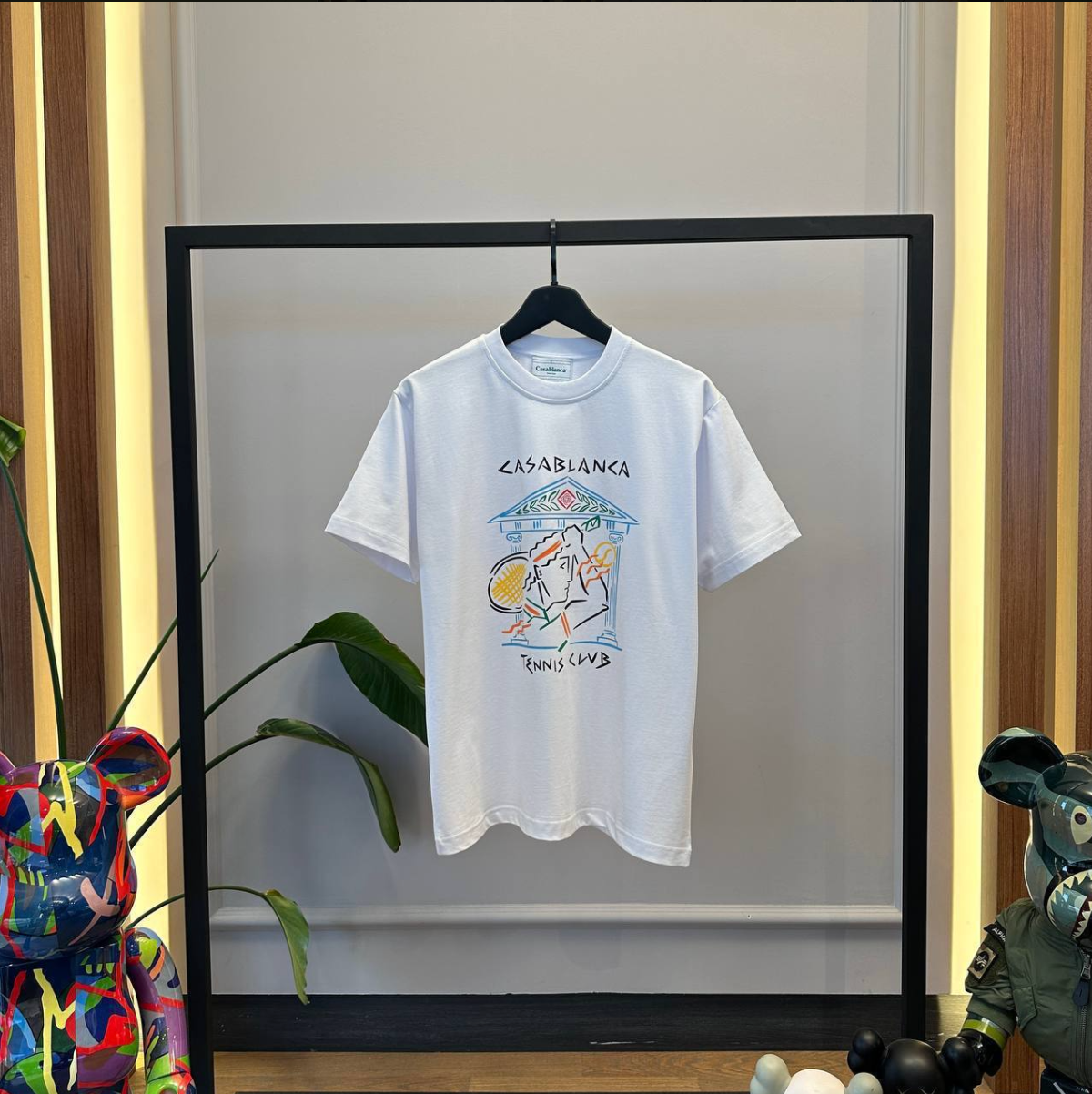 White Jersey Tennis Club Icon T-Shirt