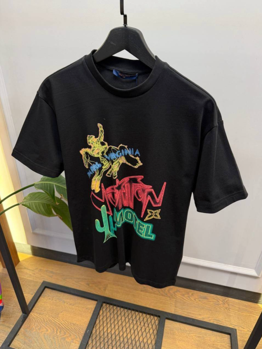 Motel Graphic Cotton T-Shirt