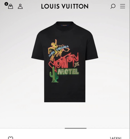 Motel Graphic Cotton T-Shirt