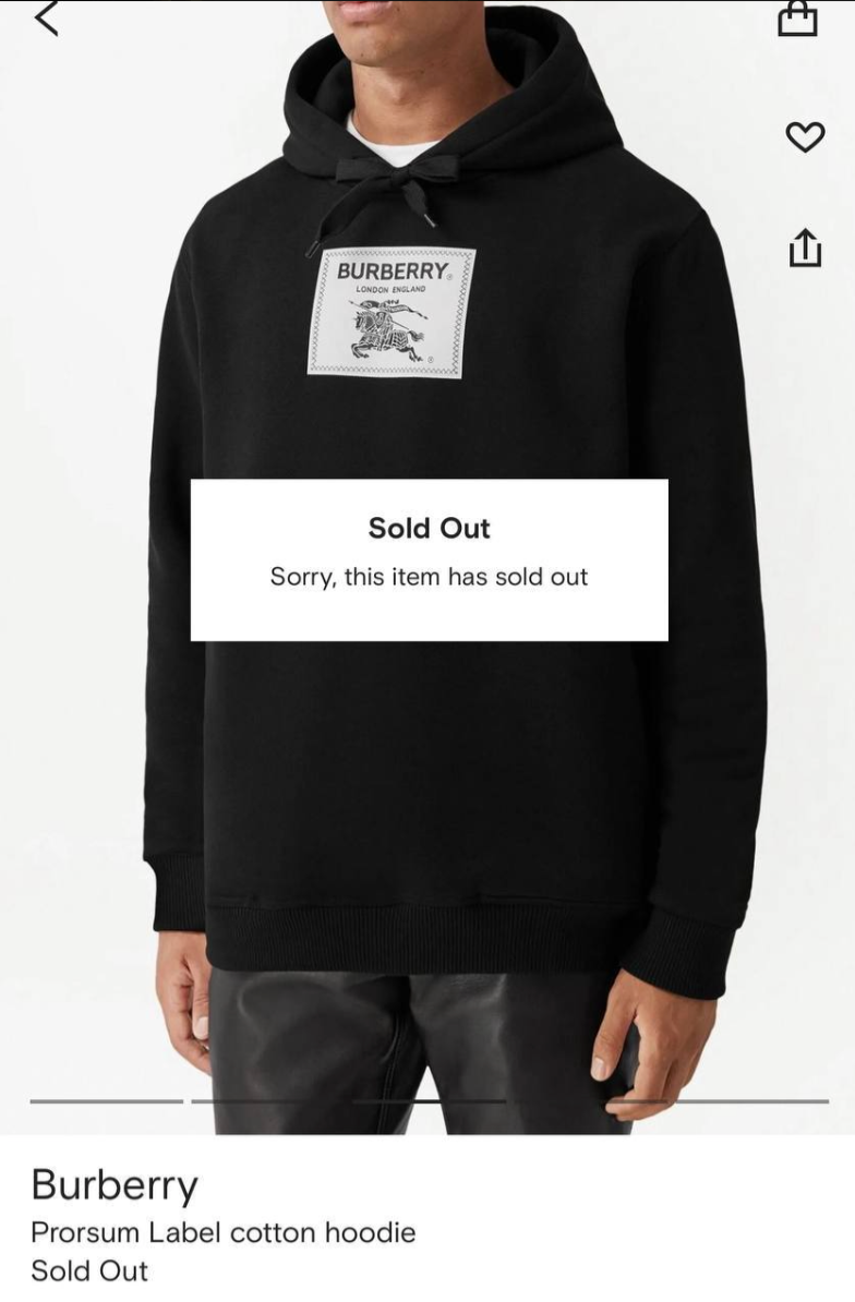 Prorsum Label Cotton Hoodie