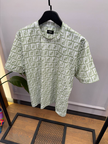 Green FF Cotton T-Shirt