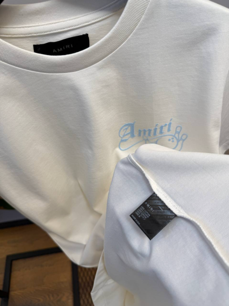 Bowling Graphic White T-Shirt
