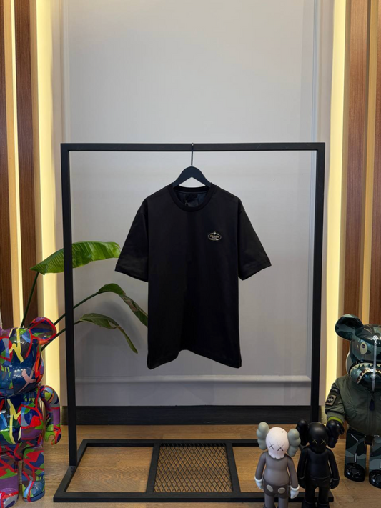 Logo-Patch Cotton Jersey T-Shirt