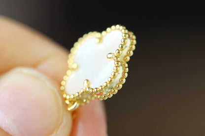 Alhambra White Mother of Pearl Clover Necklace