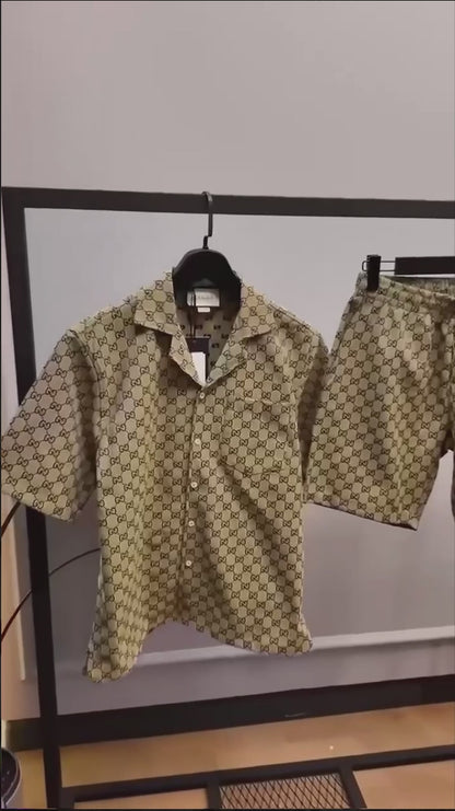 GG Monogram Shorts & Shirts Set